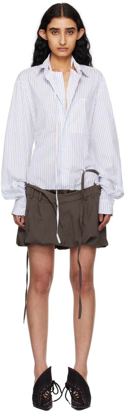 плаття Ottolinger Ottolinger Striped Shirt Deconstructed Minidress Різнокольоровий | 1103201