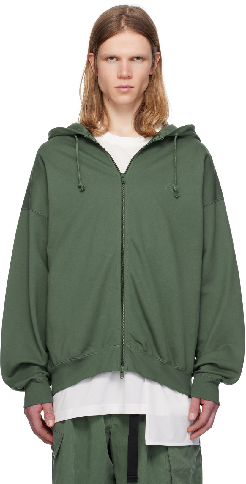 Світшоти Y-3 Y-3 FT Zip Hoodie Зелений | JM7840
