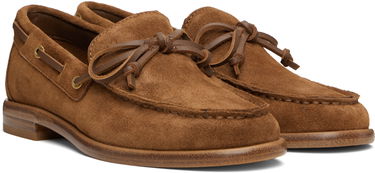 Аксесуари rag & bone Rag & Bone Carter Suede Boat Shoes Коричневий | WFF25PF1001SU1, 3
