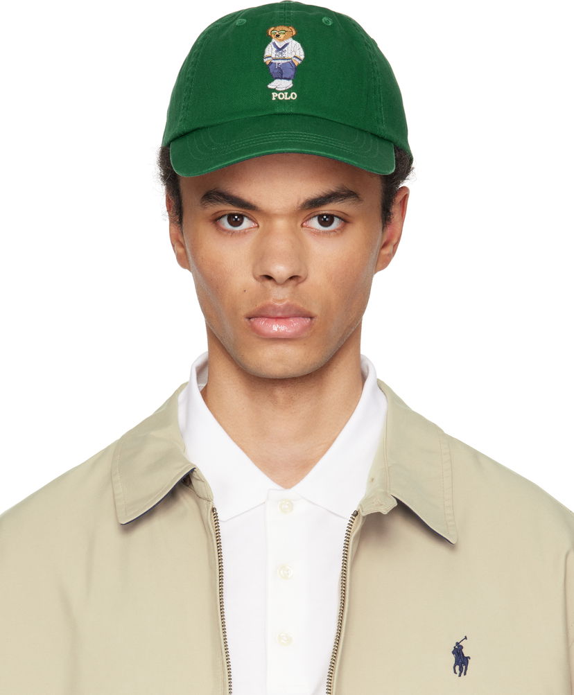 Кепка Polo by Ralph Lauren Polo Ralph Lauren Twill Polo Bear Ball Cap Зелений | 710963778001