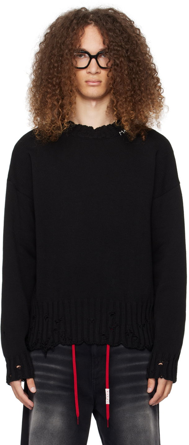 Cветр Marni Twisted Sweater чорний | GCMG0210A0 UFC652
