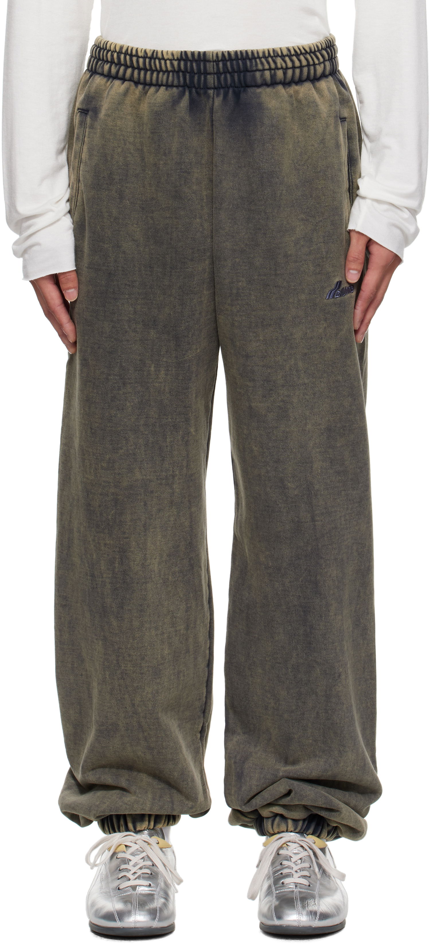 Спортивні штани We11done We11done Teddy ID Jogger Sweatpants Зелений | WD-TA2-25-708-U-CH, 0