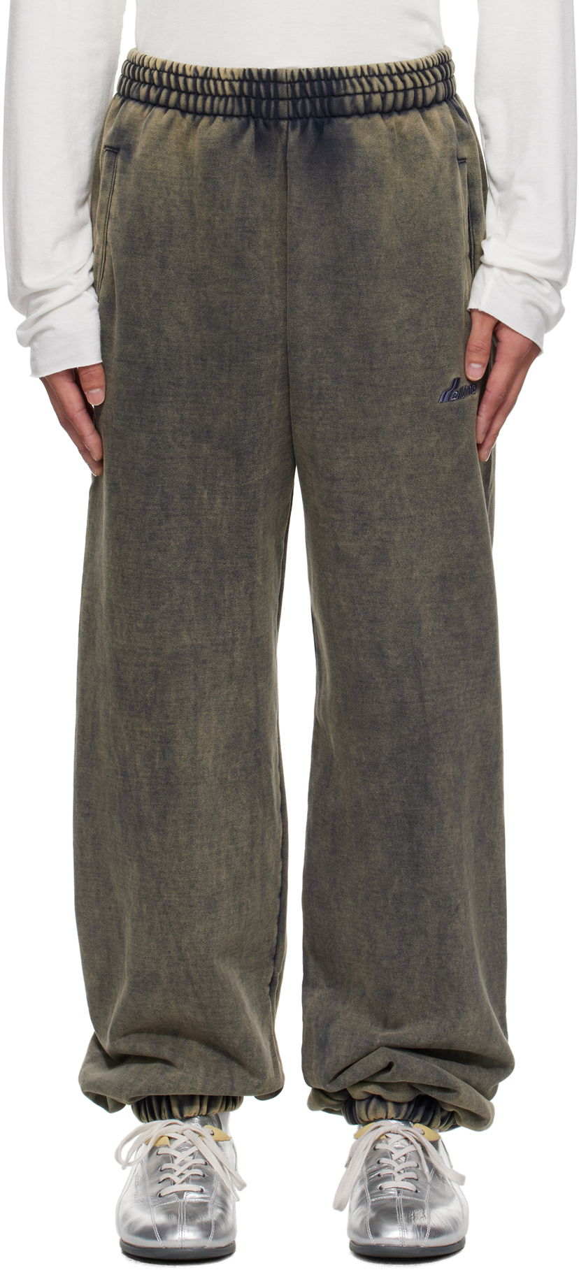 Спортивні штани We11done We11done Teddy ID Jogger Sweatpants Зелений | WD-TA2-25-708-U-CH