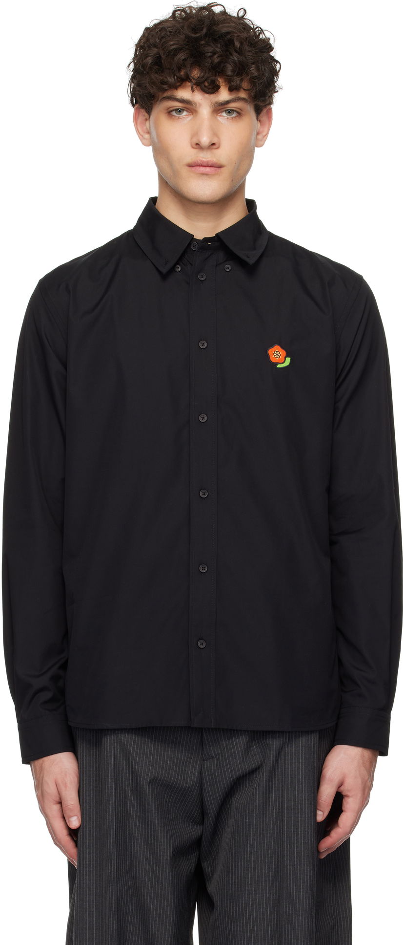 Сорочка KENZO Kenzo Paris Pop Casual Shirt чорний | FF55CH4109LI