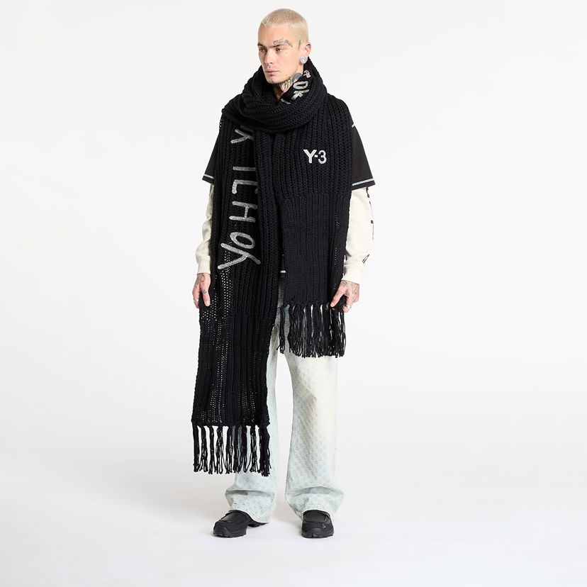 Шарф Y-3 Y-3 Chunk Scarf Universal чорний | JX8302