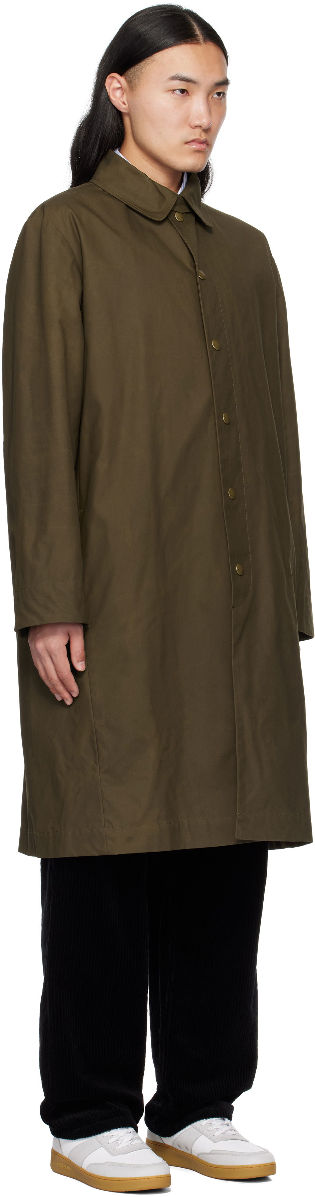 Пальто A.P.C. A.P.C. Arthur Mac Coat Зелений | COERC-H01535, 1