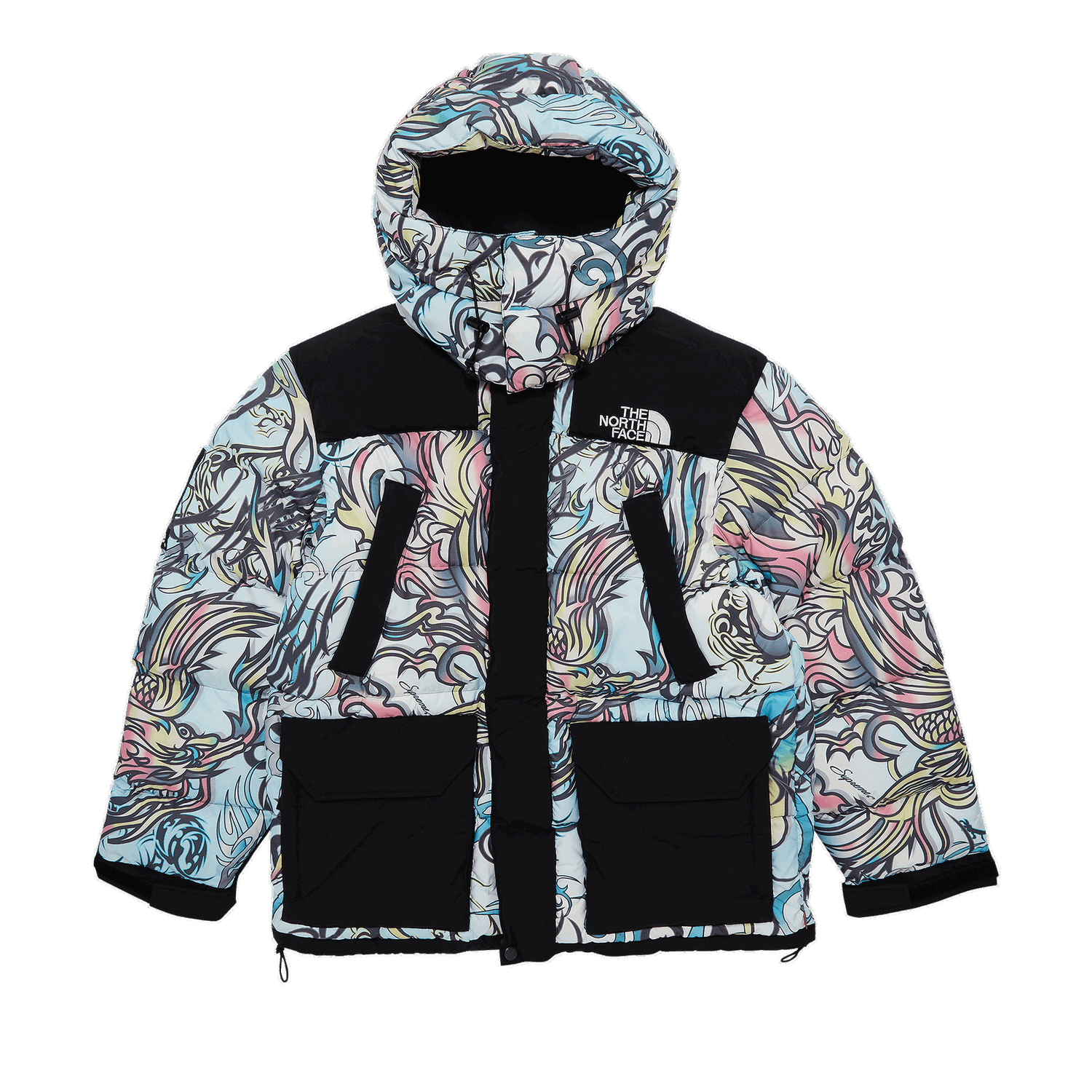 Парка Supreme The North Face x 700-Fill Down Parka Різнокольоровий | FW22J6 MULTICOLOR DRAGON, 0