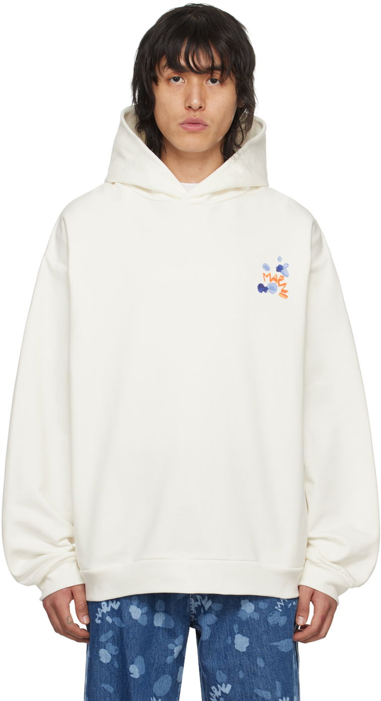Світшоти Marni Dripping Hoodie білий | FUMU0067PL USCW17