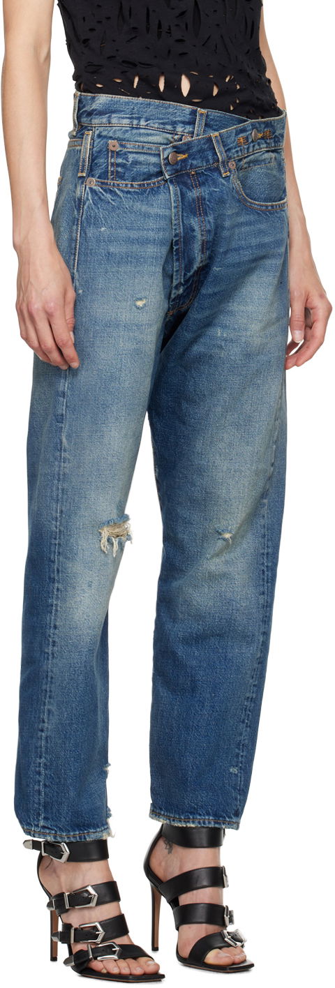 Джинси R13 R13 Crossover Jeans Синій | R13W2048 D216C, 1