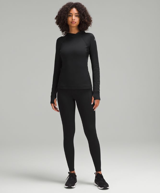 Легінси lululemon Fast and Free High-Waisted Fleece Pockets Leggings 71 cm Size 10 чорний | prod11530529, 1