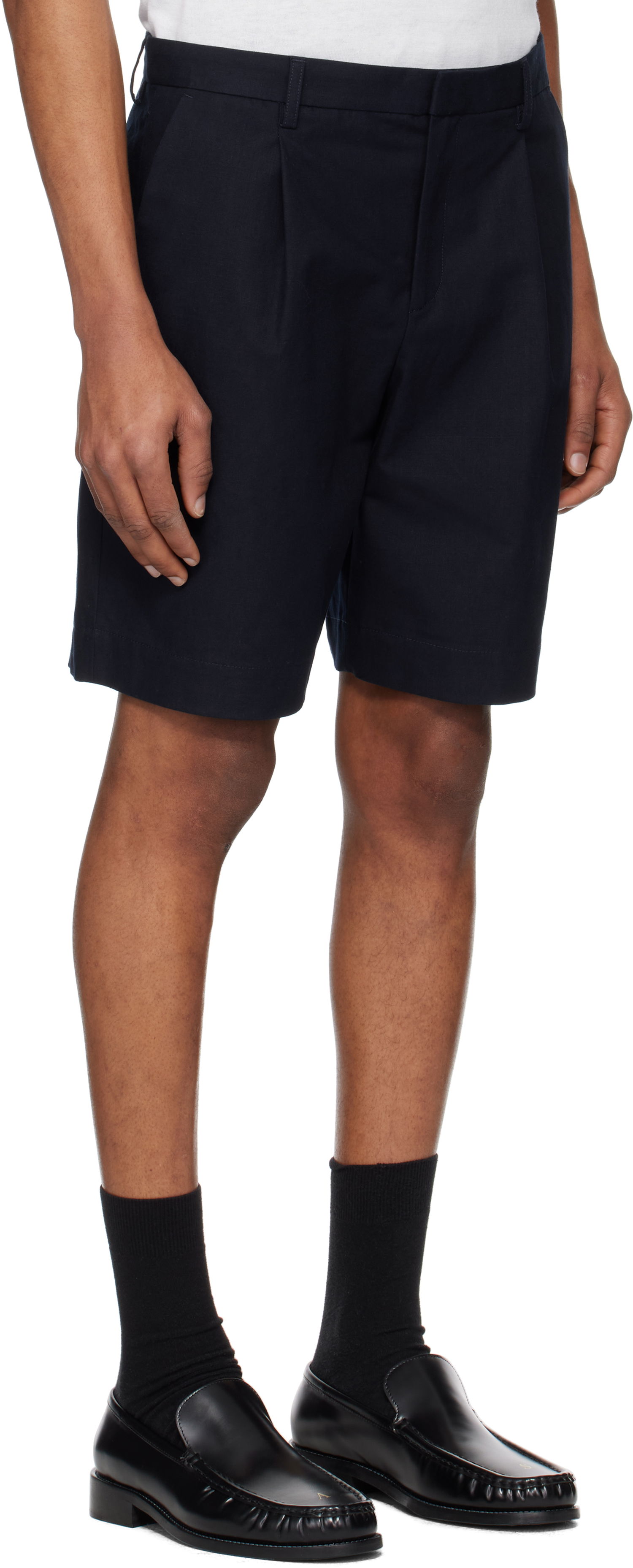 Шорти A.P.C. A.P.C. Crew Shorts темно-синій | COHFU-H10198, 1