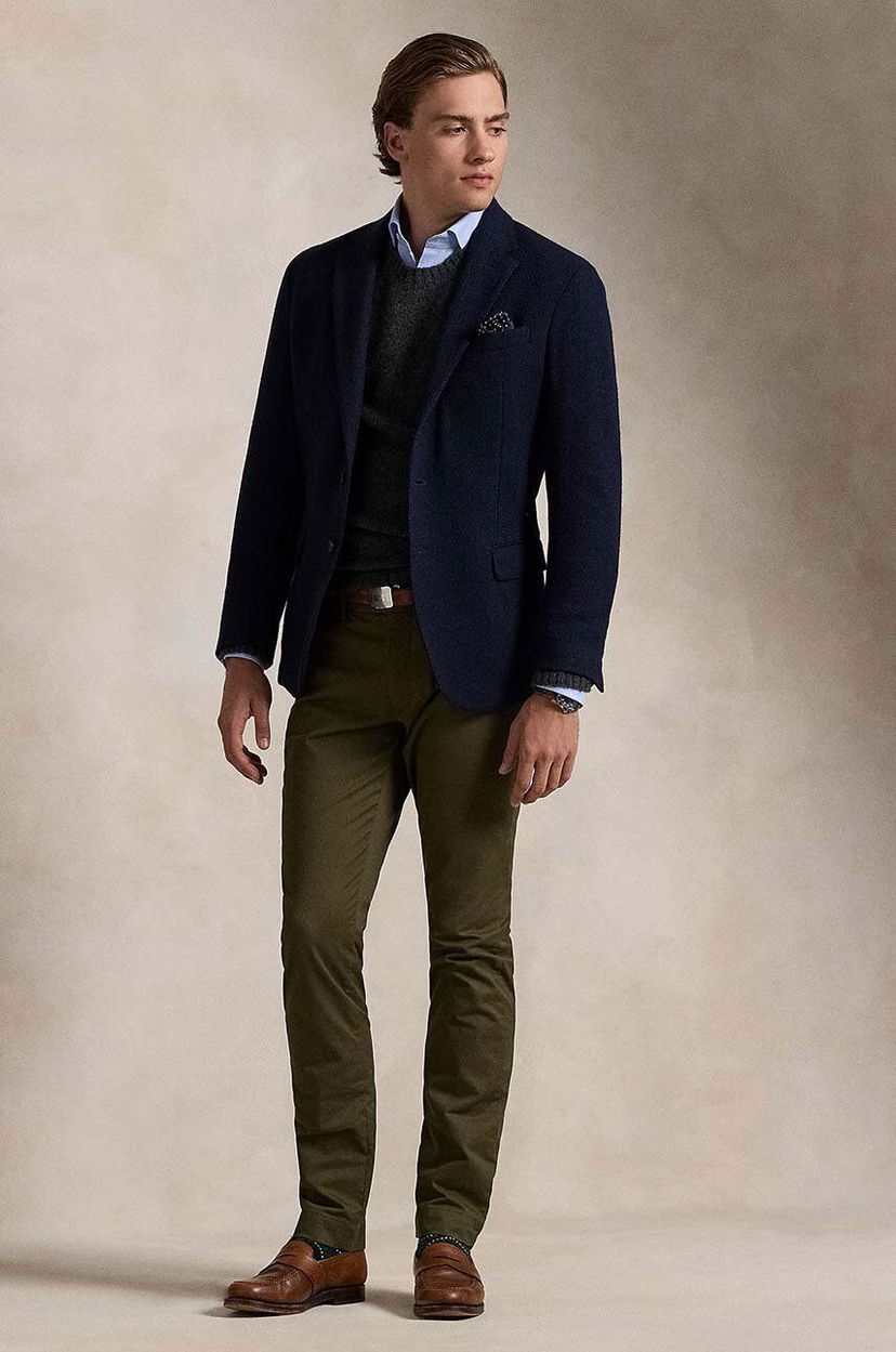 Штани Polo by Ralph Lauren Slim Fit Chinos Pants Зелений | 710856719