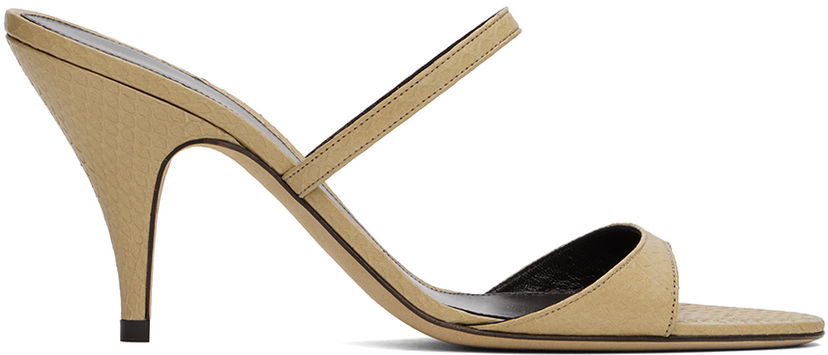 Аксесуари The Row The Row Vika Heeled Sandals бежевий | F1548-E14