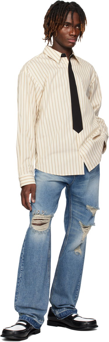 Джинси We11done We11done Distressed Jeans Синій | WD-DP0-25-333-M-BL, 3