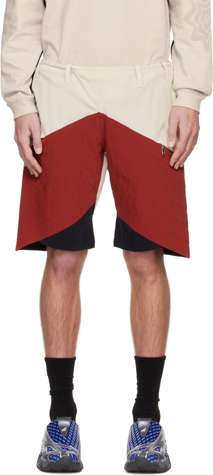 Шорти Asics Liatrisory Colorblock Shorts Червоний | 2203A293-020