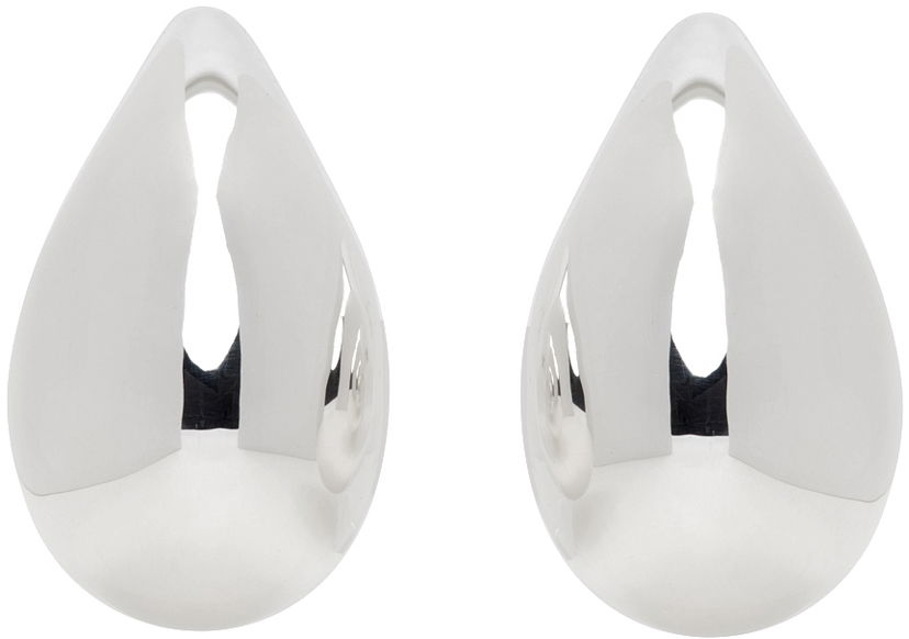 Сережки Bottega Veneta Large Drop Earrings білий | 720038 V5070
