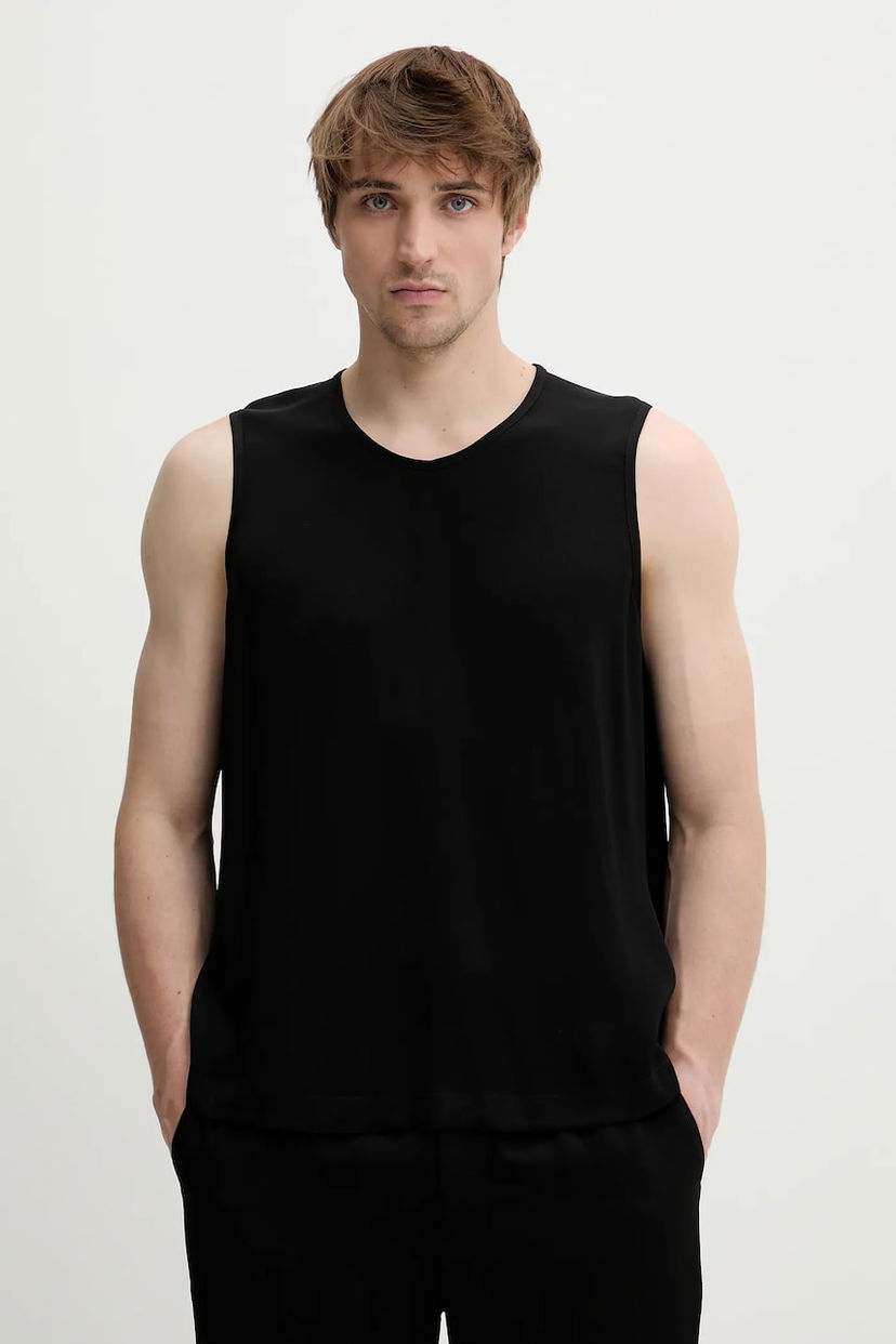 Безрукавка Nanushka Nanushka KOBEE Sleeveless T-Shirt чорний | NM25SSTP11199