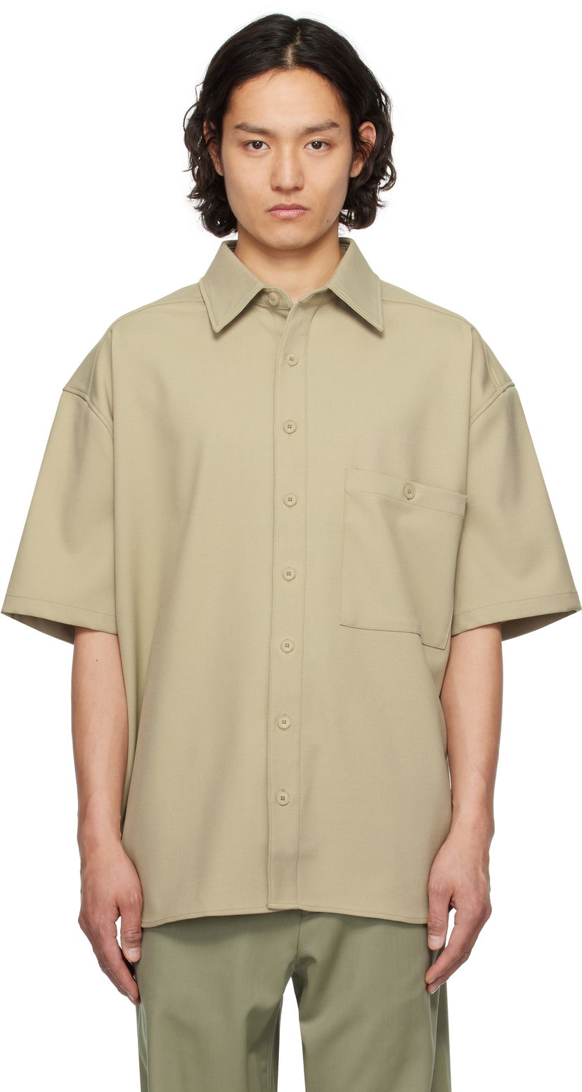 Сорочка Entire Studios Entire Studios Duper Short Sleeve Shirt Зелений | ESU-S25-2006-SA