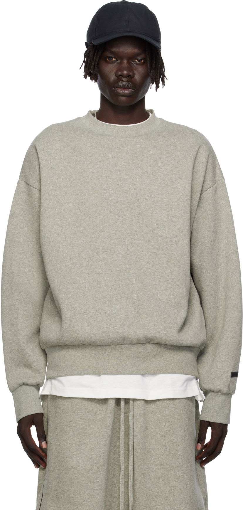 Світшоти Fear of God Fear of God ESSENTIALS Classic Fit Fleece Crewneck Sweatshirt Сірий | 192SP252045F