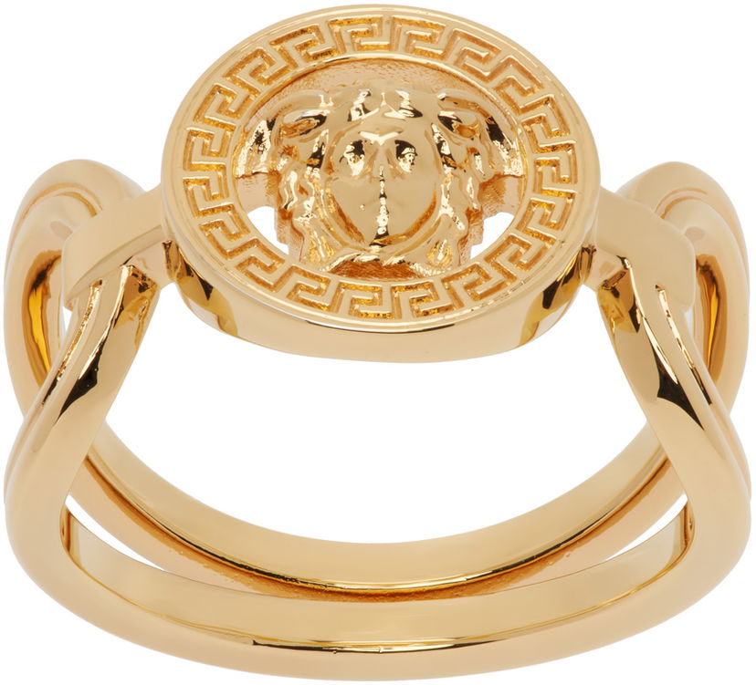 Кільце Versace Gold Medusa '95 Ring Металік | 1014558_1A00620