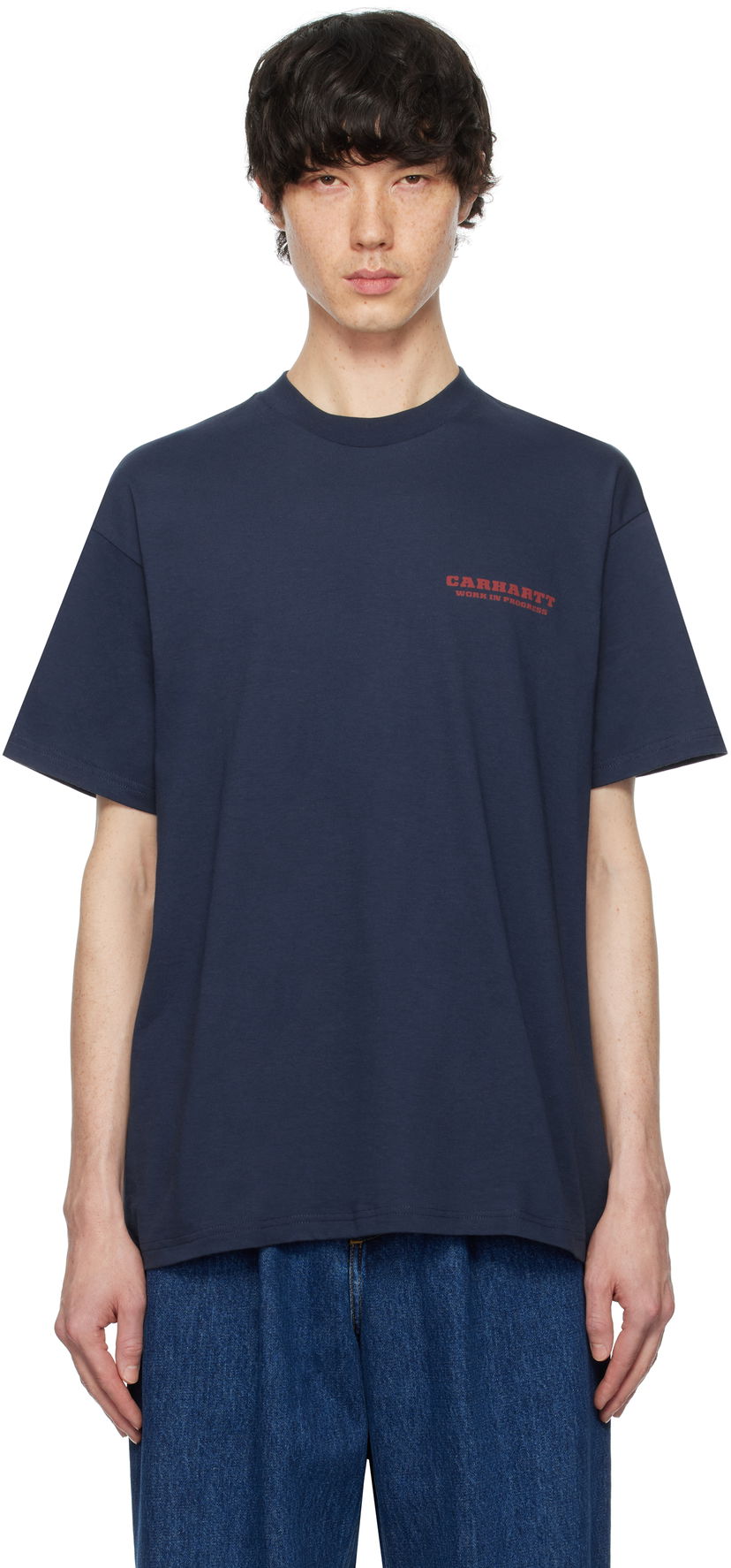 Футболка Carhartt WIP Carhartt WIP Runaway T-Shirt темно-синій | I034409