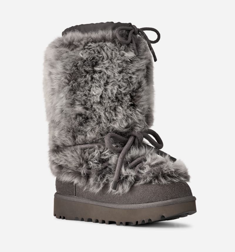 Кросівки та взуття UGG Classic Tall Chalet Boot Сірий | 1175690-CHRC, 1