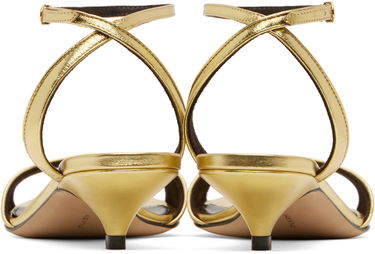 Аксесуари The Row The Row Vika Ankle Strap Kitten Heel Sandals Металік | F1583-M39, 1