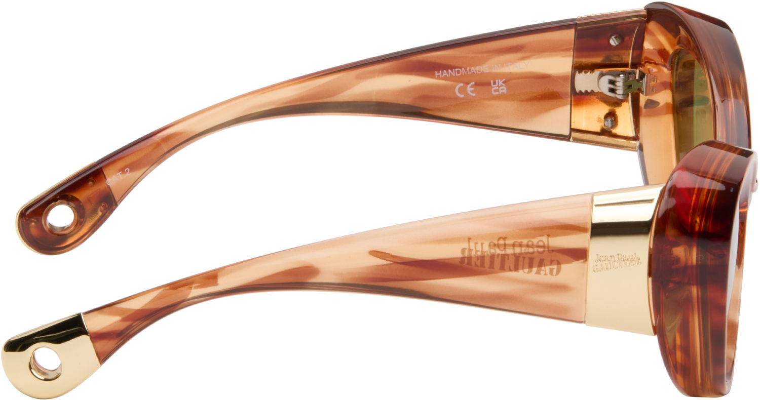 Сонцезахисні окуляри Jean Paul Gaultier Jean Paul Gaultier 'The Parisian Cat' Sunglasses Коричневий | 25/03-U-EY001-X059-18, 1