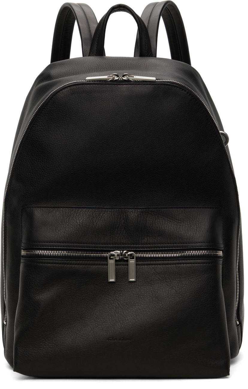 Рюкзак Rick Owens Rick Owens Hollywood Leather Backpack чорний | RA01E0671 LCN