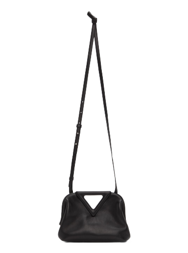 Сумка Bottega Veneta Small V Clasp Bag чорний | 658476 VCP40