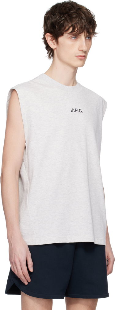 Безрукавка A.P.C. A.P.C. ASICS Edition Sky Sleeveless Tank Top темно-синій | COGWV-M26455, 4