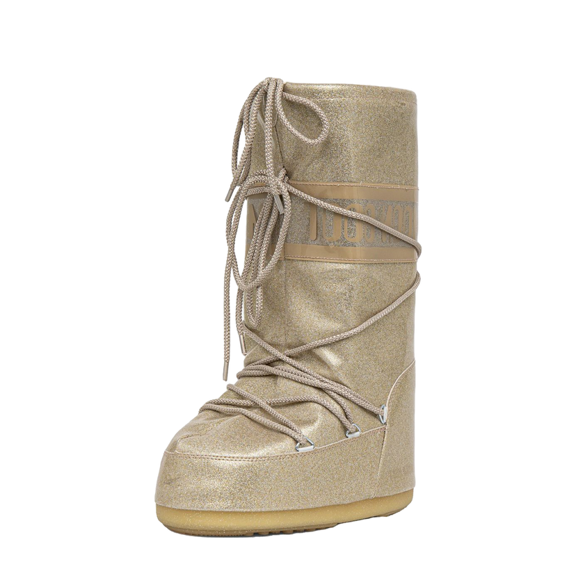 Кросівки та взуття Moon Boot Glitter Snow Boots бежевий | 80D1402850.B002