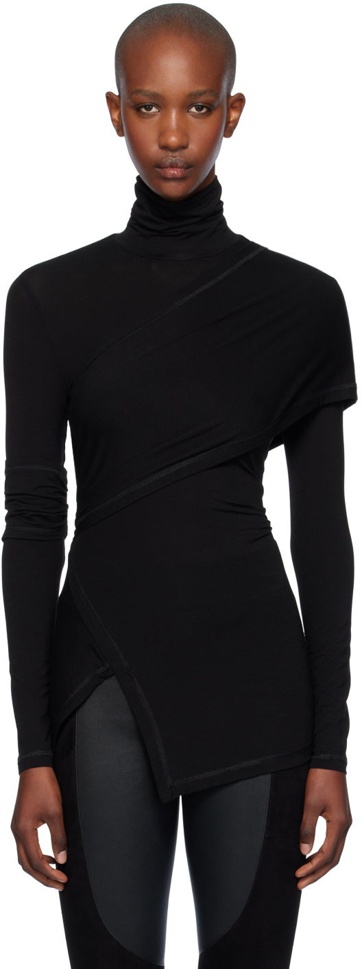 Cветр Helmut Lang Helmut Lang Turtleneck Top чорний | O07HW501, 0