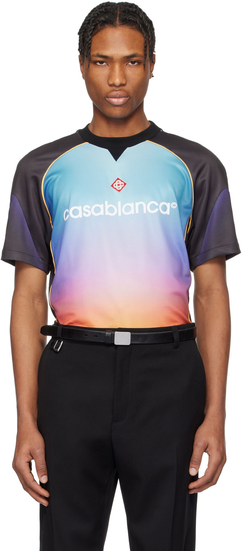 Джерсі Casablanca Casablanca Gradient Football T-Shirt Різнокольоровий | MS25-JTP-353-01