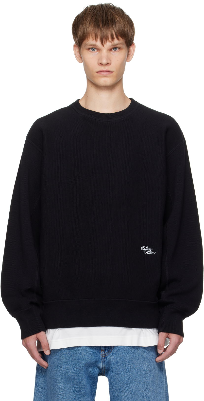 Cветр CALVIN KLEIN Calvin Klein Milano Knit Sweater чорний | 81B325G