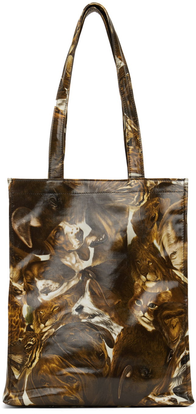 сумка-тоут Acne Studios Per B Sundberg Edition Logo Tote Bag Коричневий | C10207-