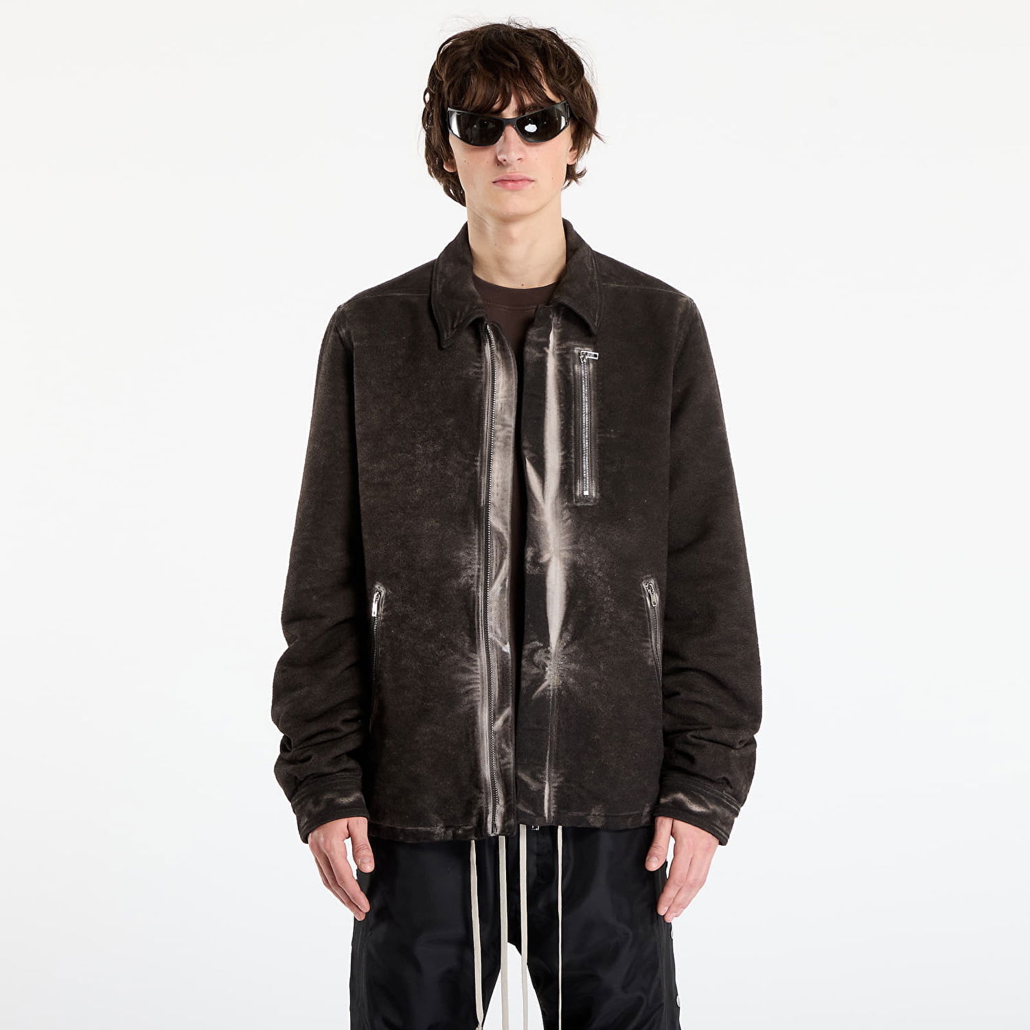 Куртка Rick Owens Rick Owens DRKSHDW Concealed Zipfront Jacket Коричневий | DU02E7775 BMO 78, 0