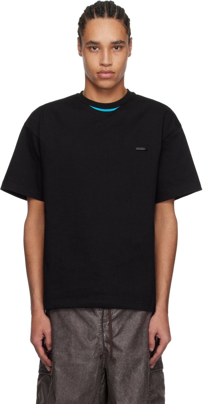 Футболка ADER ERROR ADER error 0109 T-Shirt чорний | BO01SSTS0109BK