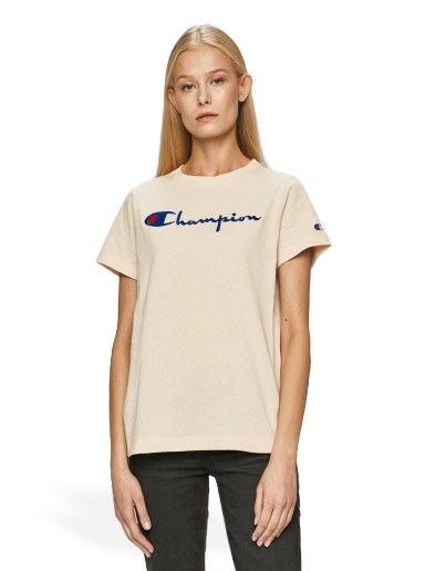 Футболка Champion T-shirt бежевий | 110992.