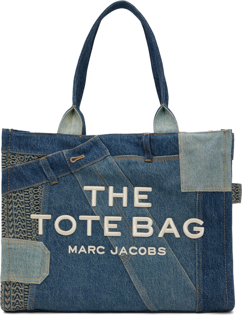 сумка-тоут Marc Jacobs Marc Jacobs 'The' Deconstructed Denim Tote Bag Синій | 2S4HTT089H03
