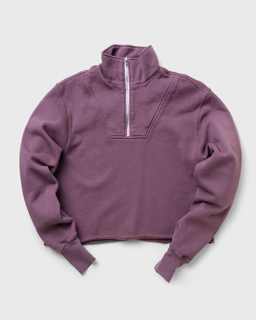 Світшоти LES TIEN Les Tien Crop Half Zip Pullover, Size M Фіолетовий | W-CF-1051