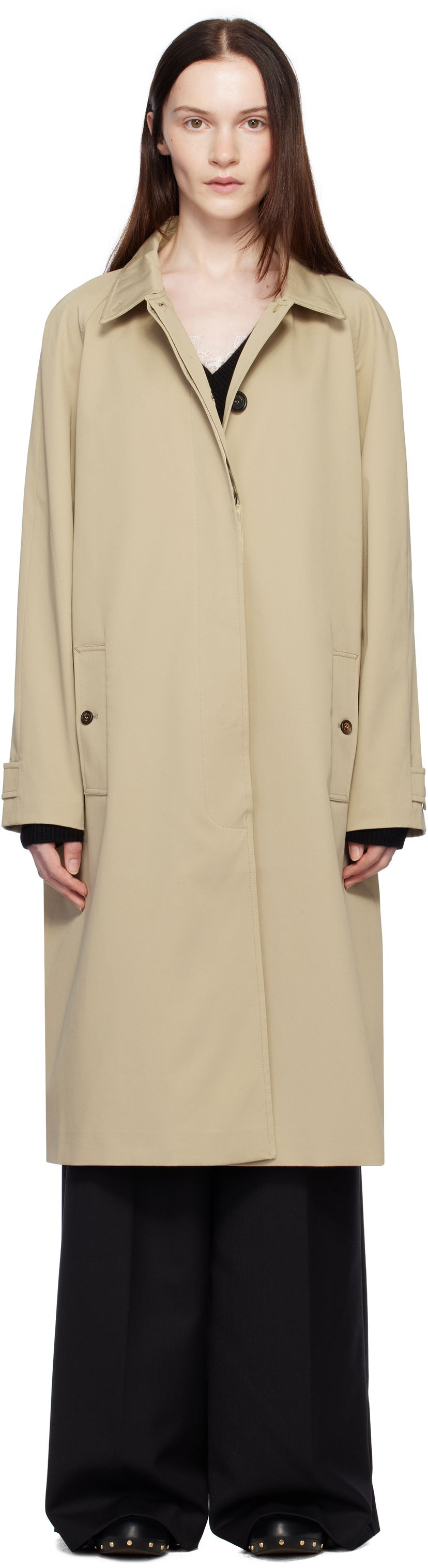 Тренчкот Anine Bing Randy Trench Coat бежевий | A-01-6164-250