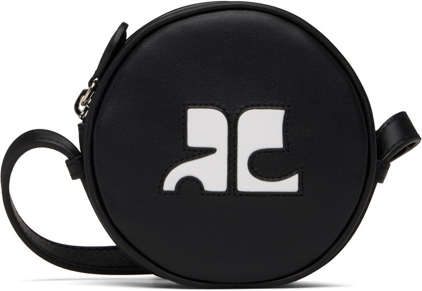 Сумка Courrèges Courrèges Reedition Leather Circle Bag чорний | PERGSA066CR0065