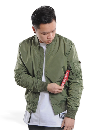 Куртка бомбер Alpha Industries MA - 1 TT Зелений | 191103 01