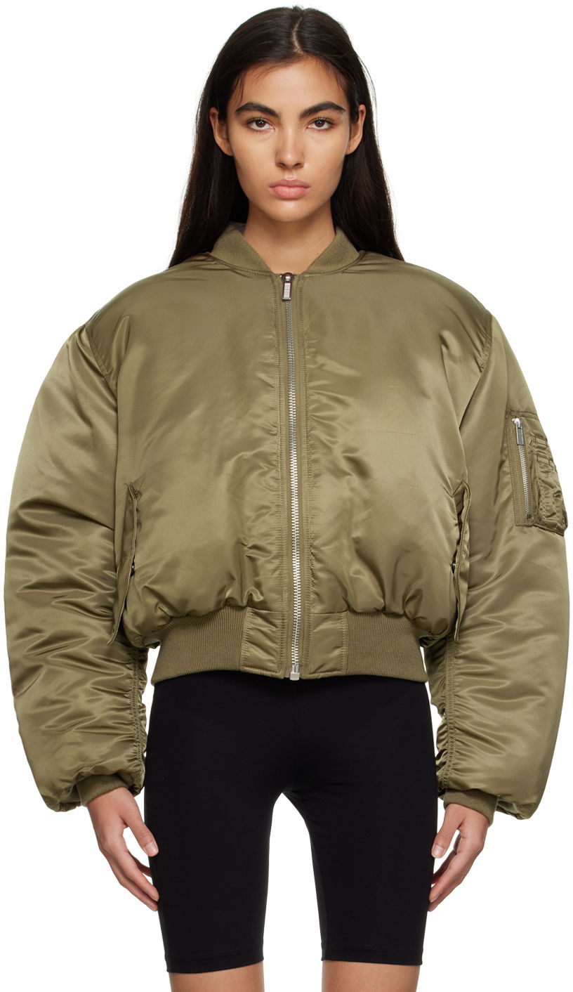 Куртка бомбер VETEMENTS Alpha Industries Edition Reversible Bomber Jacket Зелений | VL16JA320G