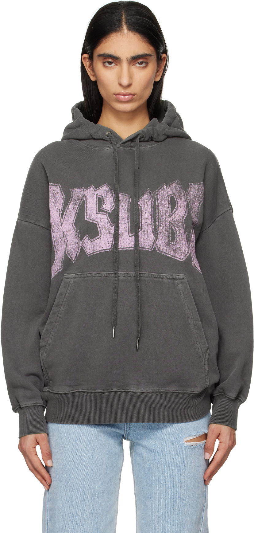 Світшоти Ksubi Ksubi World Tour Oh G Hoodie Сірий | WPS25FL003