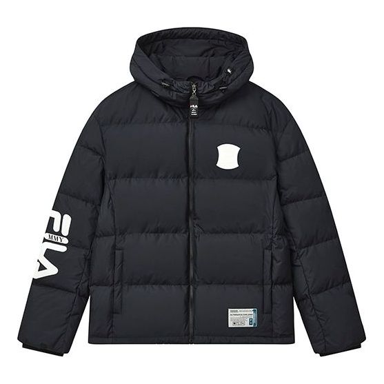 Пуховик FILA Oversized Hooded Down Jacket by MIHARA YASUHIRO чорний | F11M243904F-BK, 0