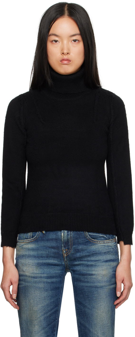 Cветр R13 R13 Flat Sleeve Turtleneck чорний | R13WY178-Y108A