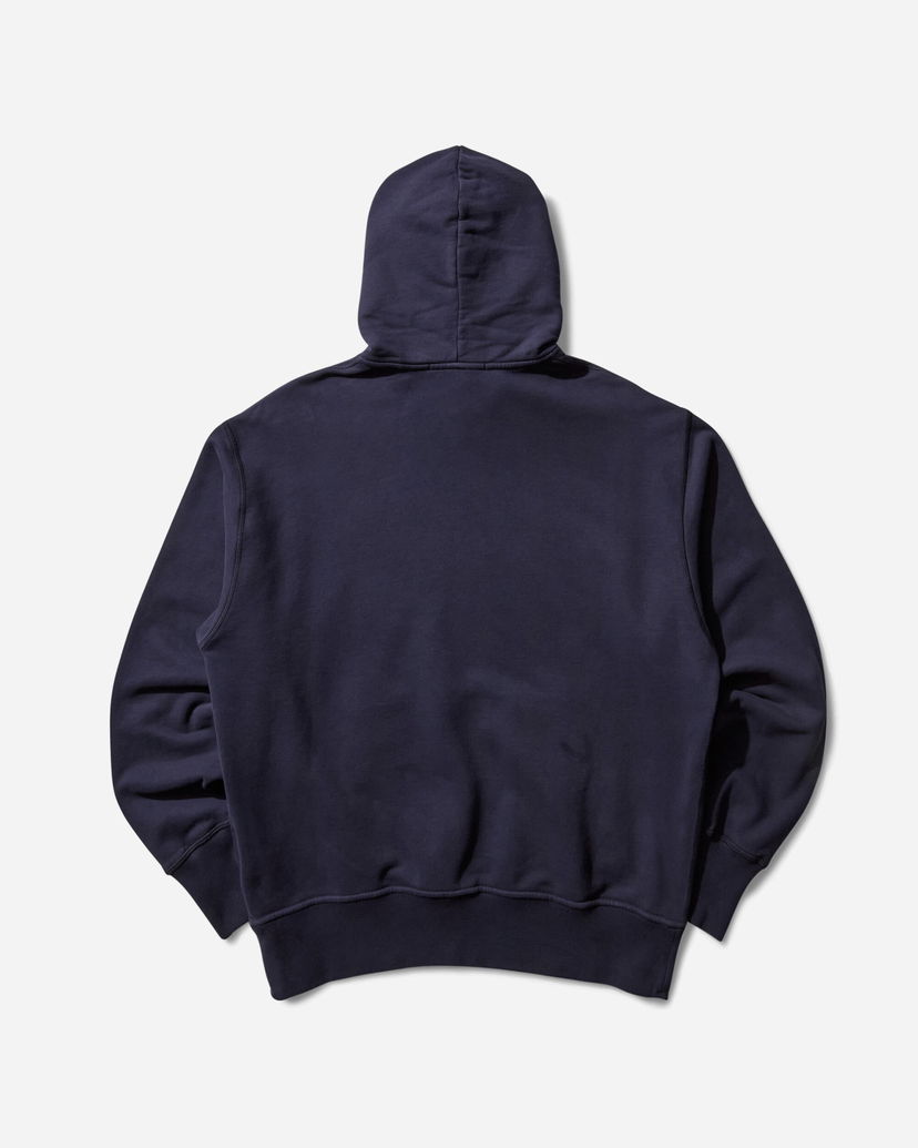 Світшоти Stone Island Brushed Organic Cotton Hoodie темно-синій | K2S15-6100027-S0X13 V002A