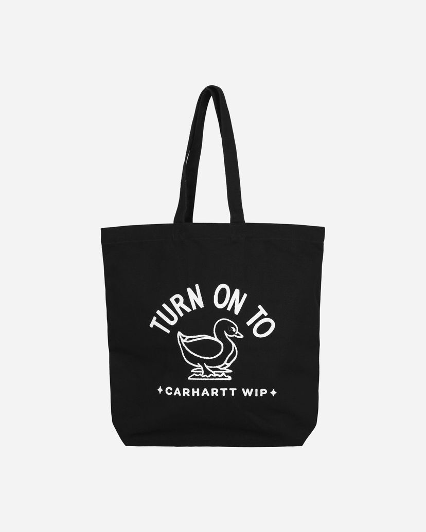 сумка-тоут Carhartt WIP Stamp Tote Bag Black чорний | I033629 0D2XX